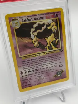 2000 POKEMON GYM CHALLENGE Card SABRINA'S ALAKAZAM - HOLO #16/132 graded PSA 6 - Image 3