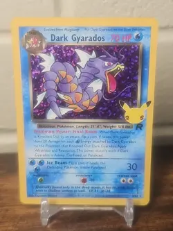 Pokemon TCG Dark Gyarados Holo Card 8/82 Classic Collection Celebrations 2021 - Image 1