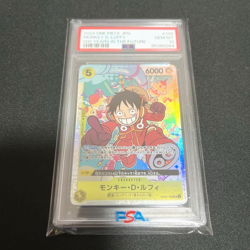 PSA 10 Monkey D. Luffy OP07-109 500 Years In The Future ONE PIECE Card JPN F/S - Image 1