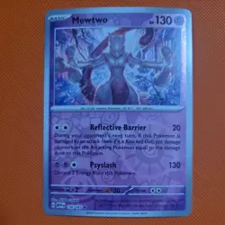 Mewtwo Reverse Holo NM 150/165 Scarlet & Violet 151 Pokemon Card - Image 1