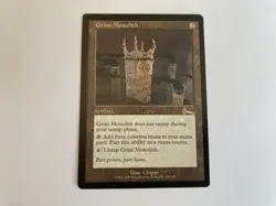 Grim Monolith - Urza's Legacy - MTG RARE Magic the Gathering - NM Near Mint - Image 1