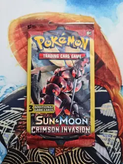 Pokemon Crimson Invasion 3 Card Mini Booster Packs Complete Art Set Lot of 4 - Image 5
