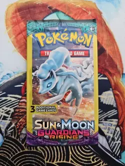 Pokemon Guardians Rising 3 Card Mini Booster Packs Complete Art Set Lot of 4 - Image 3