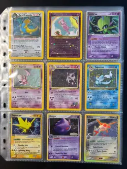 Lot of 90 ALL HOLO Vintage Pokemon Card Binder Collection - Image 2