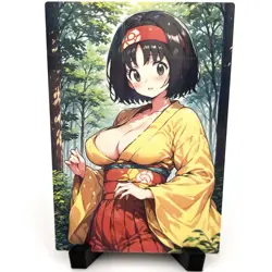 PokeGirl Erika Sexy Hot Anime Waifu Girl Doujin Lewd Goddess Story Holo Art Card - Image 1
