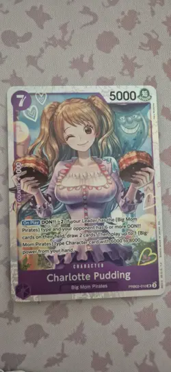 Charlotte Pudding PRB02-010 SR ONE PIECE Card The Best 2 - ONE PIECE ENGLISH - Image 1