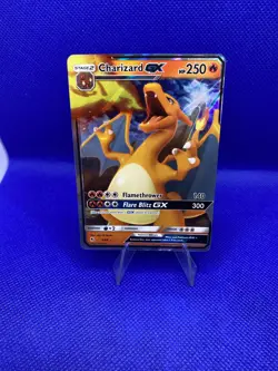 Charizard GX Holo - 9/68 - Pokemon Hidden Fates Sun & Moon Ultra Rare Card NM - Image 1