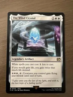 The Wind Crystal Magic the Gathering Final Fantasy MTG FFIII - Image 1