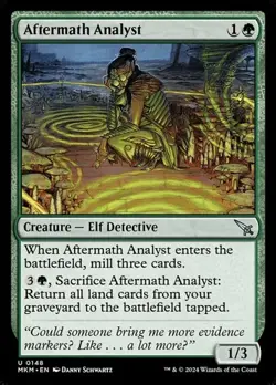 Aftermath Analyst - Foil MKM NM MTG - Image 1
