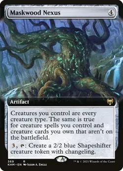 Maskwood Nexus - Foil Extended Art KHM NM MTG - Image 1