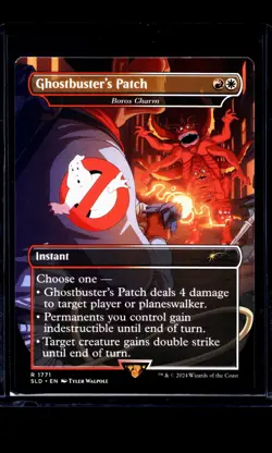2024 MTG Magic The Gathering Secret Lair Borderless #1771 Ghostbuster's Patch - Image 1
