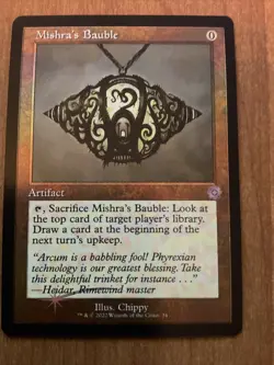 MTG Mishra's Bauble The Brothers' War Retro Artifacts 34 Foil Uncommon - Image 1