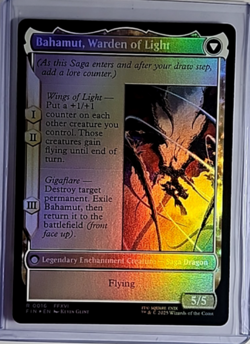 2025 MTG Magic The Gathering FIN Final Fantasy Foil #16 Dion, Bahamut's Dominant - Image 2