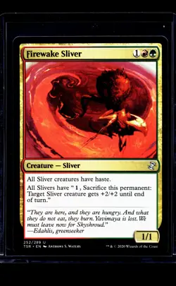 2020 MTG Magic The Gathering TSR Time Spiral Remastered #252 Firewake Sliver - Image 1