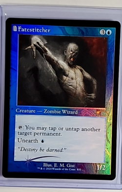 2024 MTG Magic The Gathering SLD Secret Lair Retro Frame Foil #835 Fatestitcher - Image 1