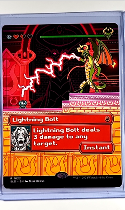 2024 MTG Magic the Gathering SLD Secret Lair Drop #1822 Lightning Bolt - Image 1