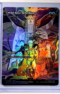 Magic The Gathering FCA Final Fantasy Through the Ages Foil Wild Rose Rebellion - Image 1