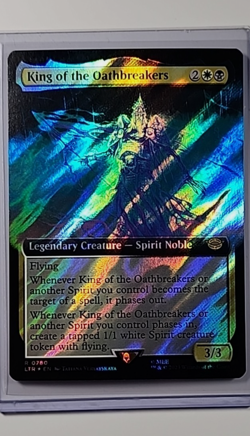 MTG Magic the Gathering Lord of the Rings Surge Foil King of the Oathbreakers - Image 1
