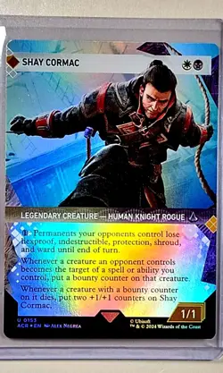 2024 MTG Magic the Gathering Assassin's Creed Showcase Foil #153 Shay Cormac - Image 1