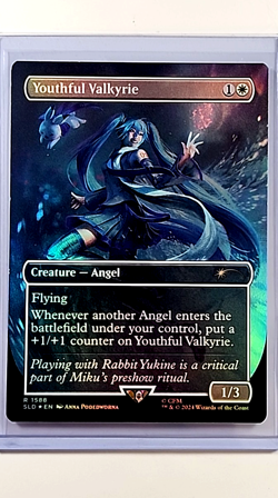 2024 MTG Magic the Gathering Secret Lair Drop SLD Foil #1588 Youthful Valkyrie - Image 1