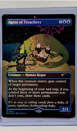 2025 MTG Magic the Gathering SLD Secret Lair Drop Foil #2005 Agent of Treachery - Image 1