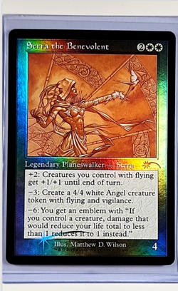 2025 MTG Magic the Gathering Secret Lair Promo Retro Foil 1 Serra the Benevolent - Image 1