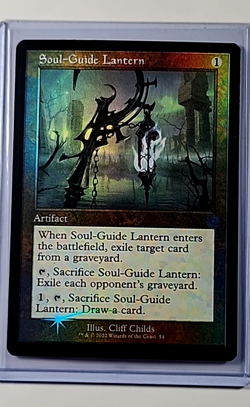2022 MTG Magic the Gathering Brother's War Retro Foil #54 Soul Guide Lantern - Image 1