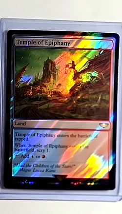 MTG Magic the Gathering Warhammer 40000 40k Surge Foil #298 Temple of Epiphany - Image 1