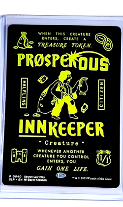 MTG Magic the Gathering SLP Secret Lair Play Promo #40 Prosperous Innkeeper - Image 1