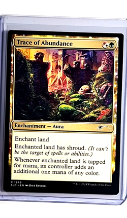 2024 MTG Magic the Gathering SLD Secret Lair Drop #1849 Trace of Abundance WOTC - Image 1