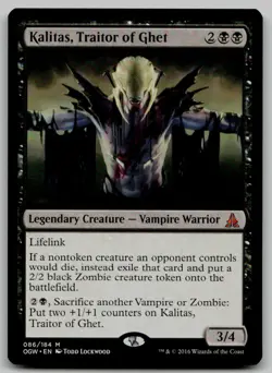 Kalitas, Traitor of Ghet M Oath of the Gatewatch 86 NM - Image 1