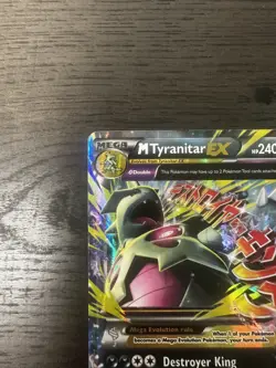 Pokemon TCG Mega M Tyranitar EX Holo Ultra Rare Card Ancient Origins 43/98 - Image 2