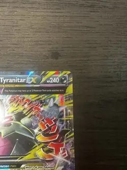 Pokemon TCG Mega M Tyranitar EX Holo Ultra Rare Card Ancient Origins 43/98 - Image 3