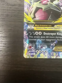 Pokemon TCG Mega M Tyranitar EX Holo Ultra Rare Card Ancient Origins 43/98 - Image 5