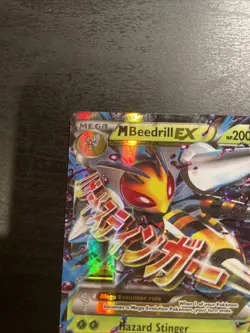 Mega M Beedrill EX XY158 Black Star Promo Holo Ultra Rare Pokemon TCG 2016 - Image 2
