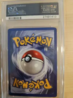 PSA 7 Pokemon TCG Mewtwo Base Set 10/102 Holo Shadowless Holo Rare - Image 2