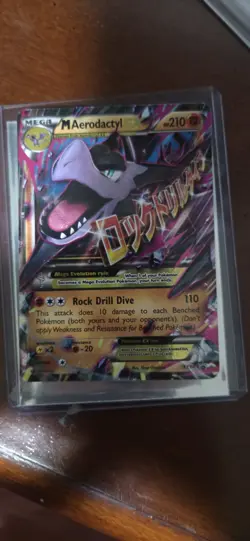 POKEMON TCG M AERODACTYL EX XY98 BLACK STAR PROMO MP - Image 1