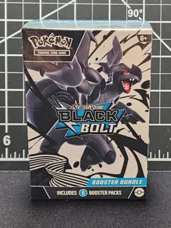 Pokemon TCG Scarlet & Violet Black Bolt Booster Bundle 6 Booster Packs New - Image 1