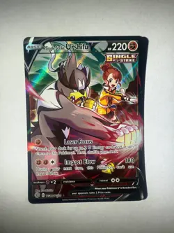 Pokemon TCG Single Strike Urshifu VMAX - Trainer Gallery NM/M TG19 Urshifu V - Image 4