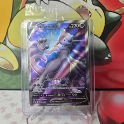 SEALED Mewtwo V SWSH229 Black Star Promo Full Art Holo Pokemon GO TCG 2022 NM - Image 1