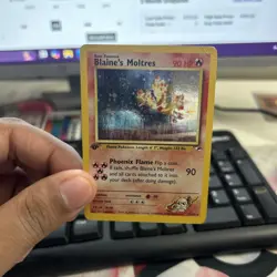 Pokemon Blaine’s Moltres Holo - 1st Edition #1/132, Gym Heroes Set - Image 1