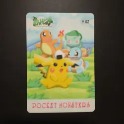 Pokemon Fancy Graffiti Pikachu & Friends Charmander Bandai Sealdass Sticker #02 - Image 1