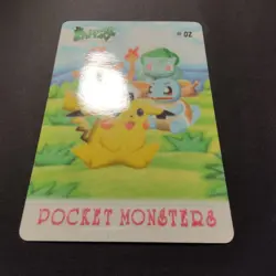 Pokemon Fancy Graffiti Pikachu & Friends Charmander Bandai Sealdass Sticker #02 - Image 3
