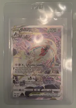 Pokemon Crown Zenith: Galarian Gallery Deoxys VSTAR (UR) #GG46/GG70 (Holo) NM - Image 1