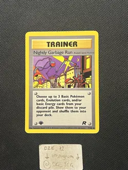 Pokemon WOTC Team Rocket - Nightly Garbage Run - 77/82 1st Edition Non Holo - NM - Image 1