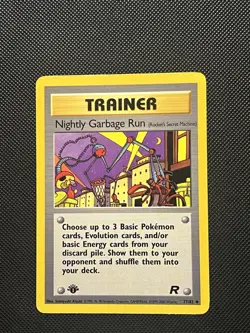 Pokemon WOTC Team Rocket - Nightly Garbage Run - 77/82 1st Edition Non Holo - NM - Image 2