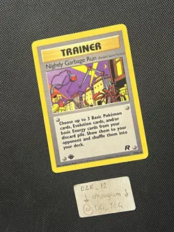 Pokemon WOTC Team Rocket - Nightly Garbage Run - 77/82 1st Edition Non Holo - NM - Image 3