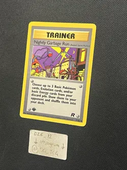 Pokemon WOTC Team Rocket - Nightly Garbage Run - 77/82 1st Edition Non Holo - NM - Image 4