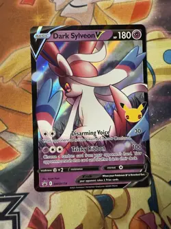 Dark Sylveon V SWSH134 Black Star Promo Holo Ultra Rare Pokemon TCG NM - Image 1