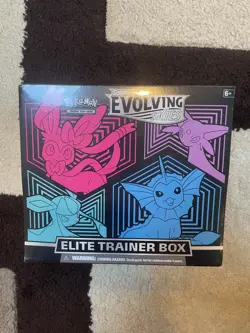 Pokemon TCG: Sword & Shield Evolving Skies Elite Trainer Box ETB Factory Sealed - Image 1